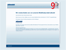 Tablet Screenshot of allmobil-online.de
